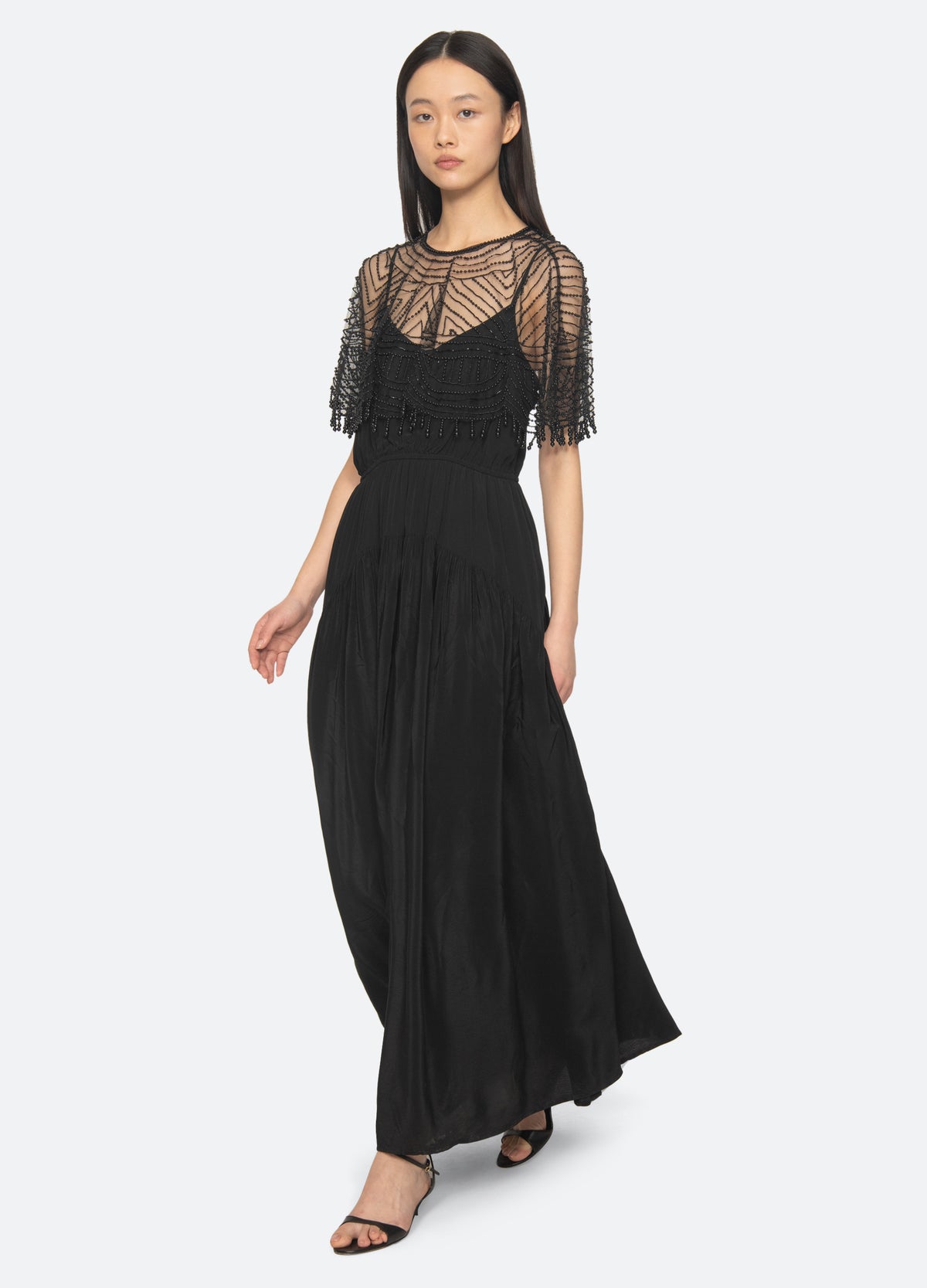 black-carlotta dress-front view