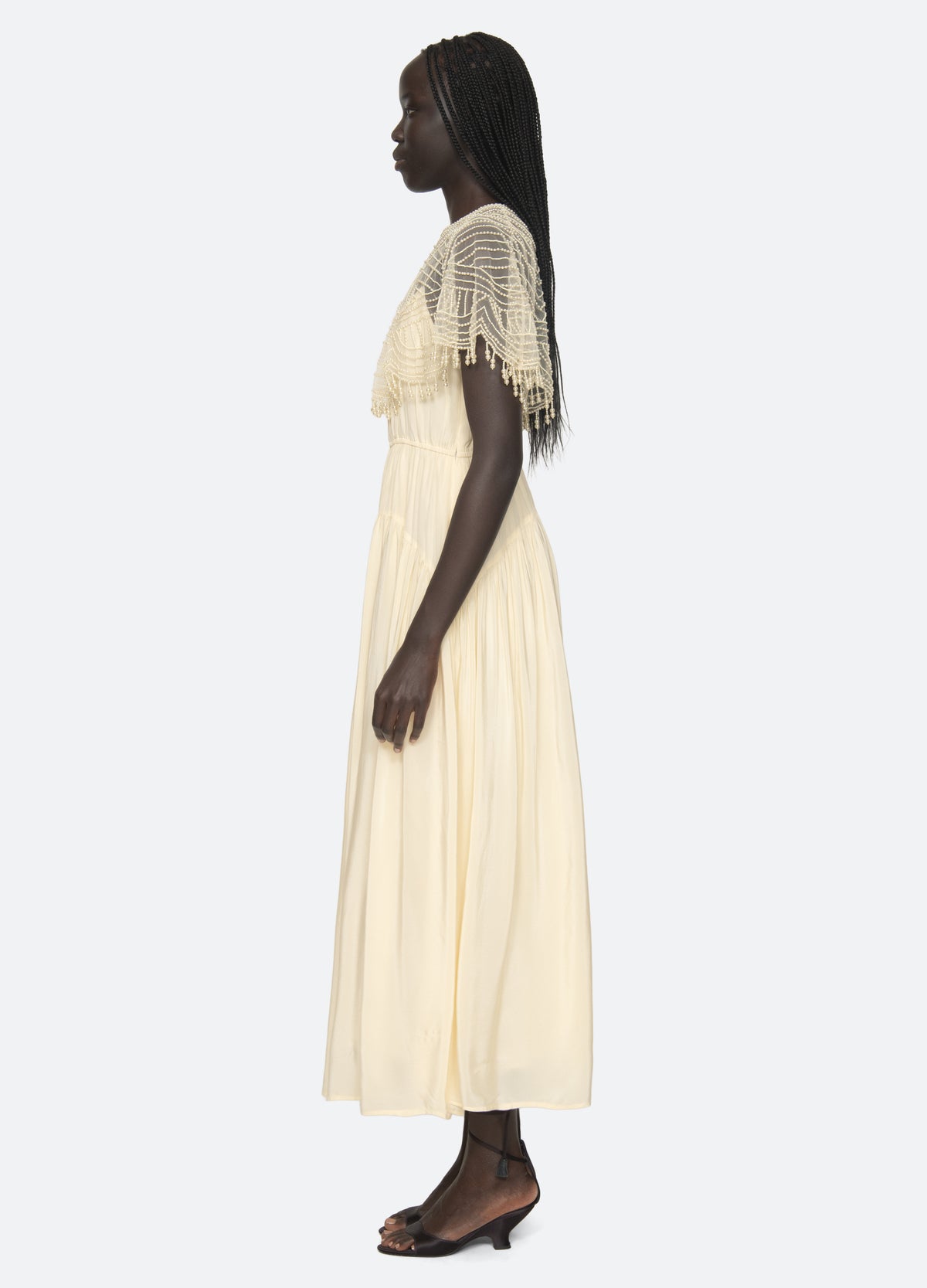 cream-carlotta dress-side view - 11