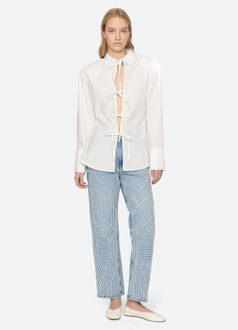blue-carlotta jeans-full body view - 2