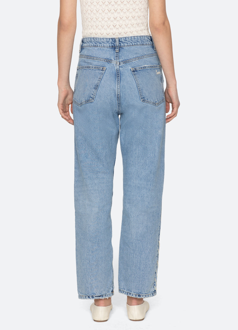 blue-carlotta jeans-back view - 3