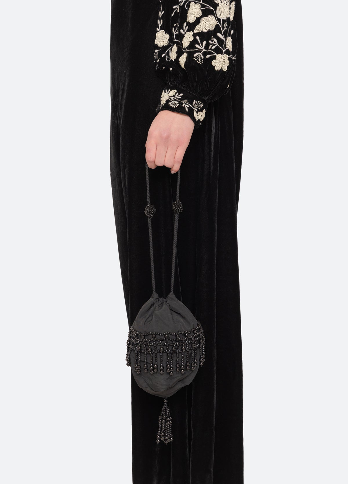 black-carlotta bag-detail view - 3