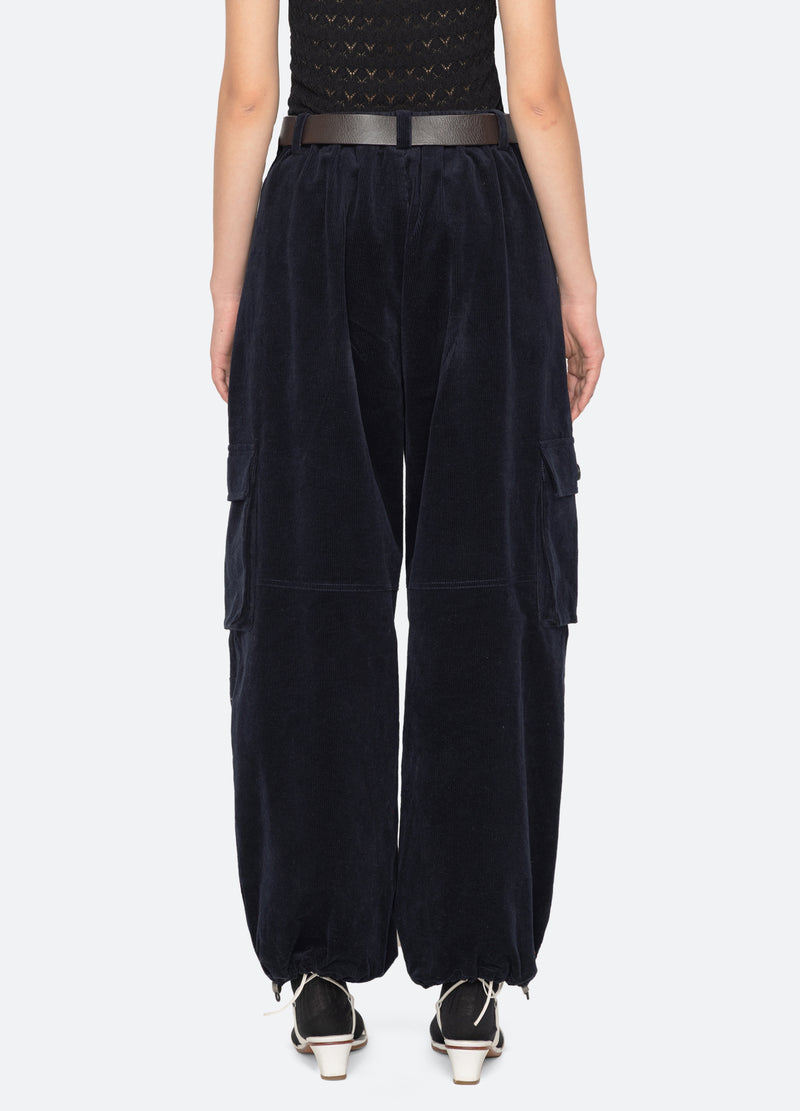 navy-garrett pants-back view - 3