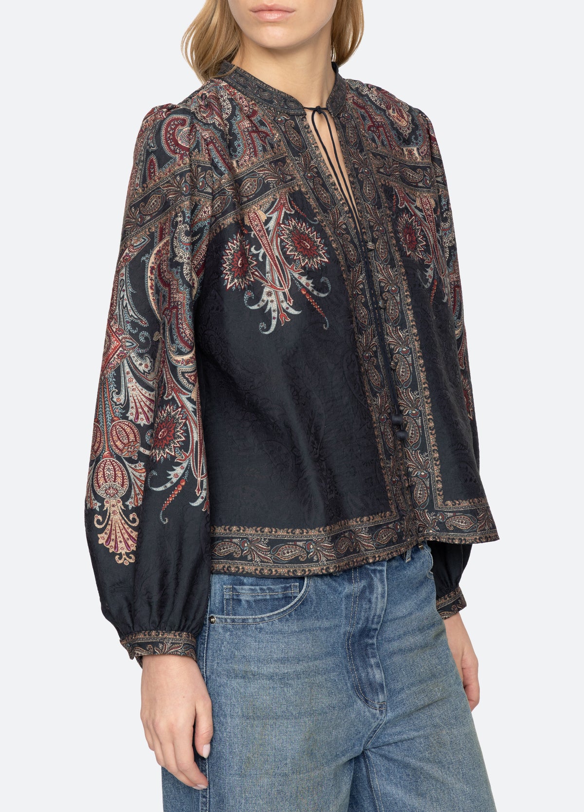 navy-hyacinth top-detail view - 7