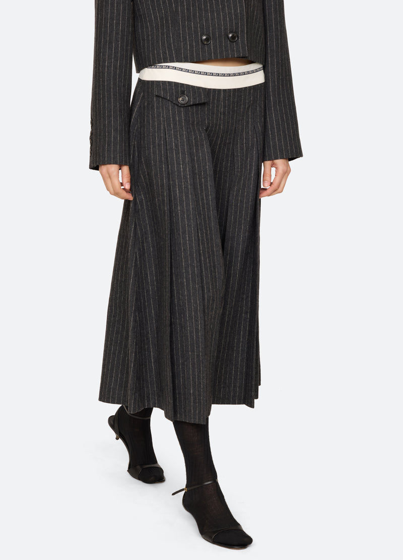 gray-johanna culottes-walking view - 7
