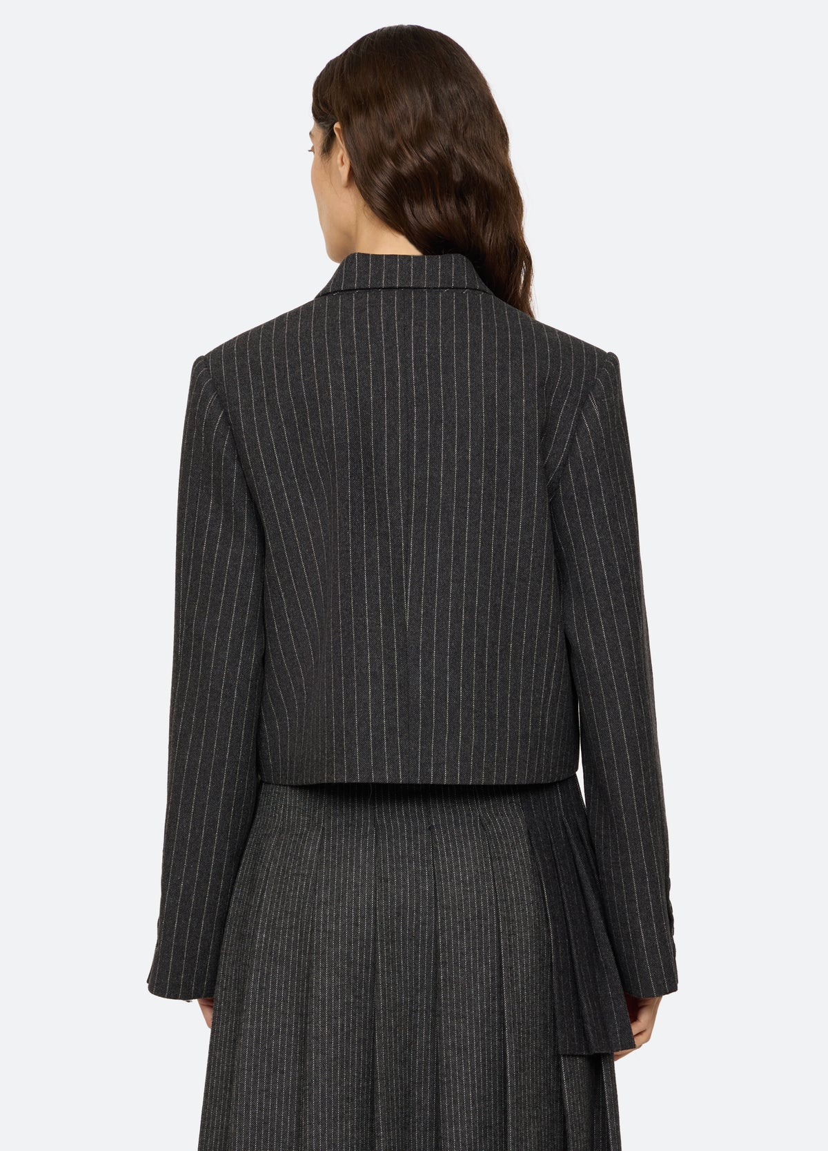 gray-johanna blazer-back view - 4