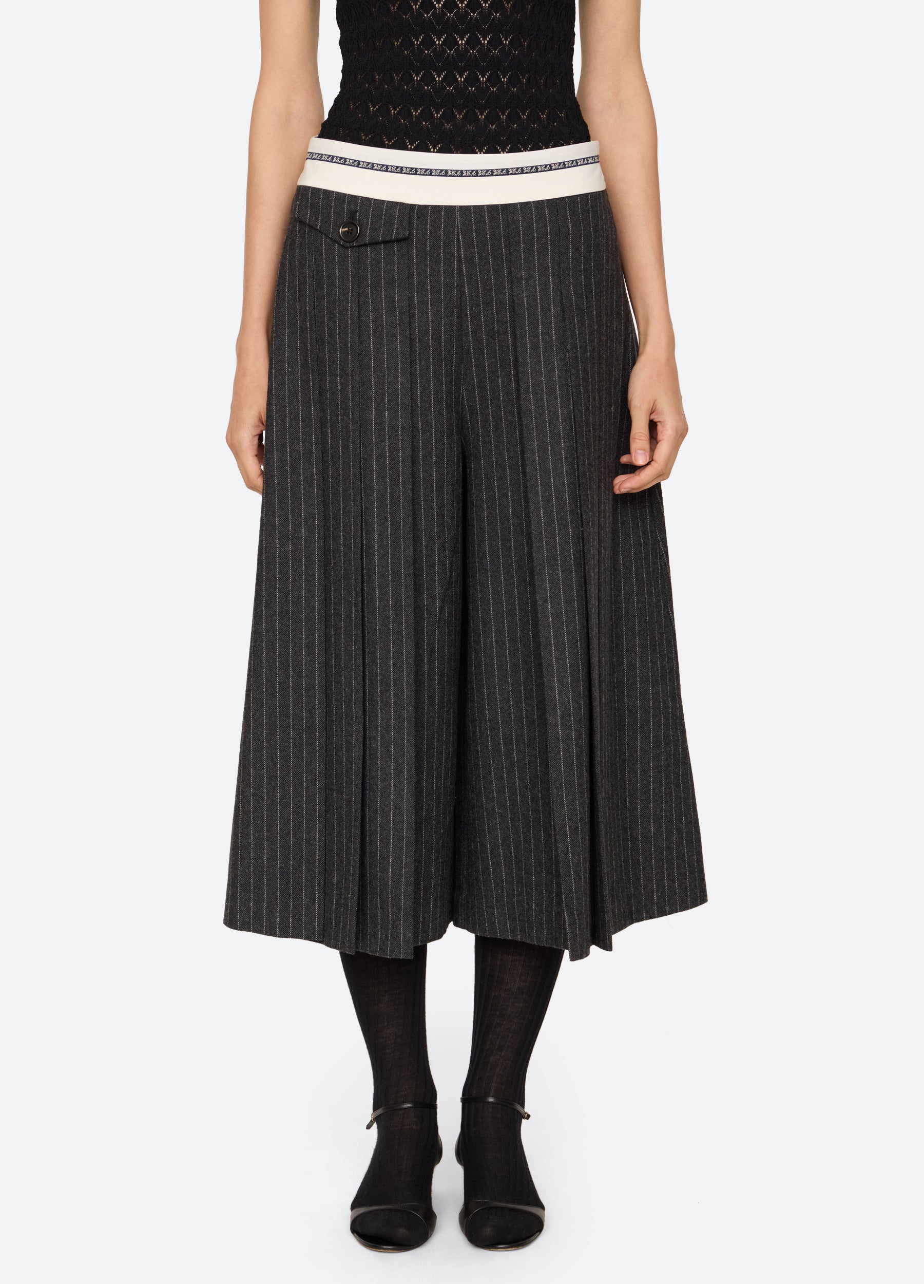 パンツ SEA SERGE CULOTTE SKIRT Johanna Culottes – Sea, New York
