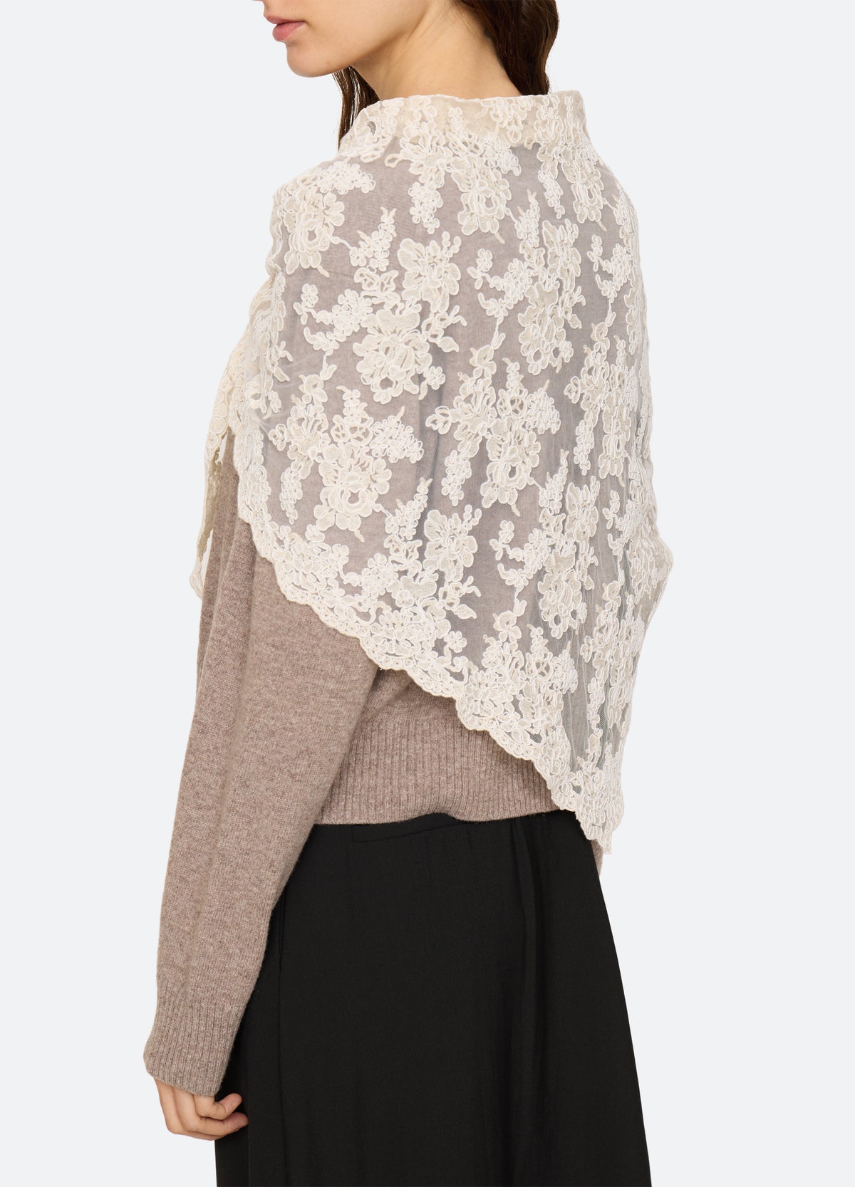 taupe-kirra cardigan-detail view - 7