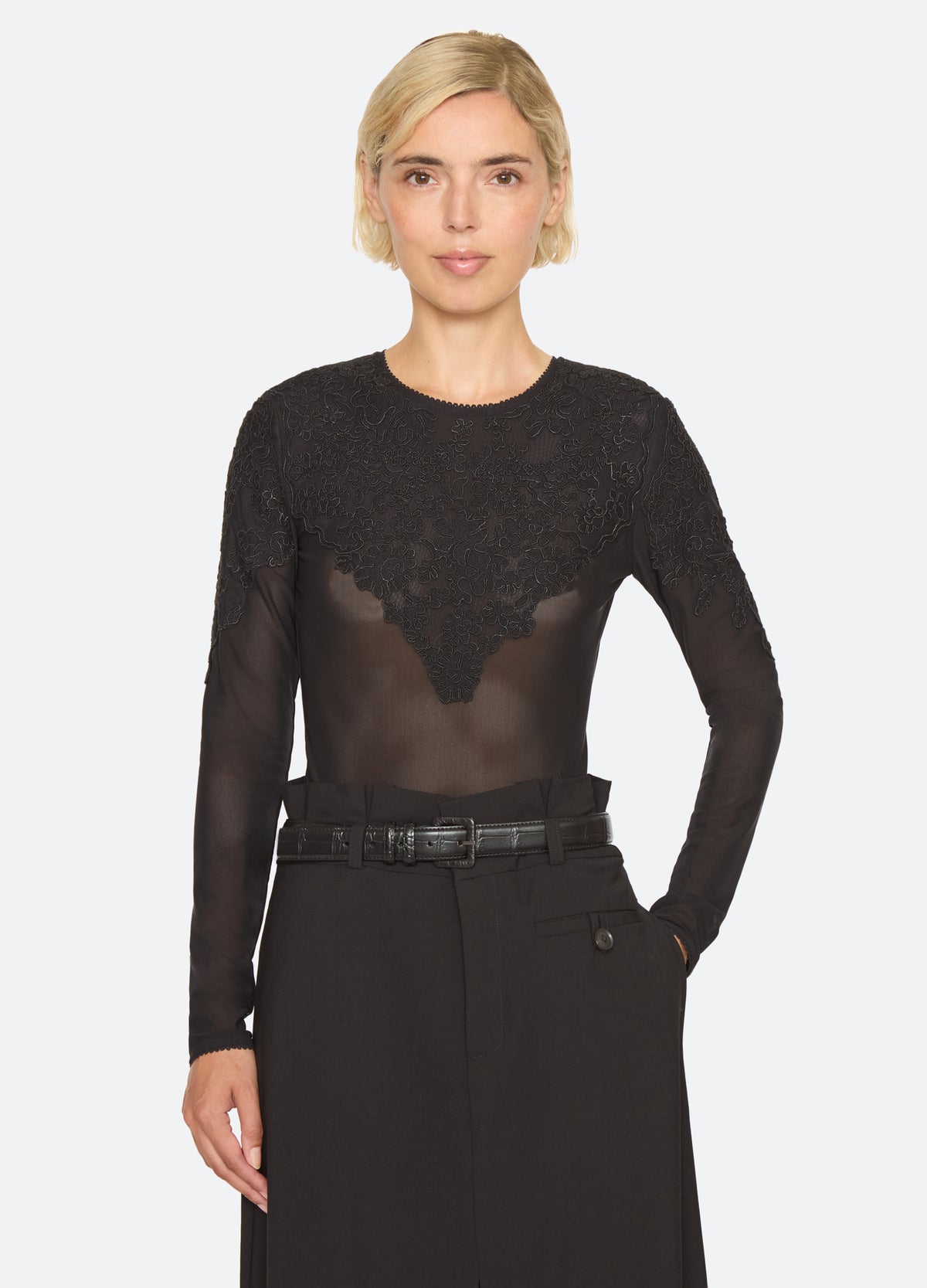 black-kirra bodysuit-front view