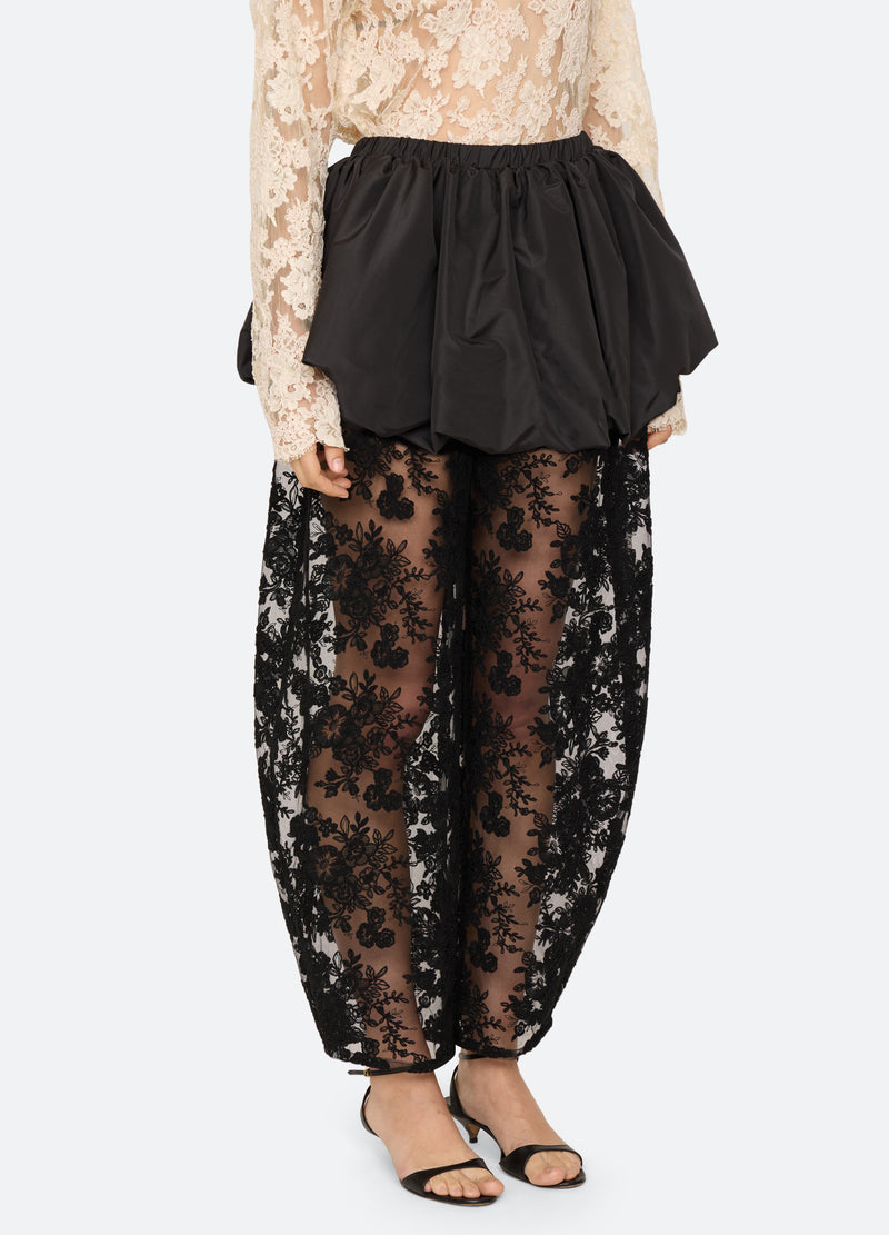 black-kirra pants-three quarter view - 6