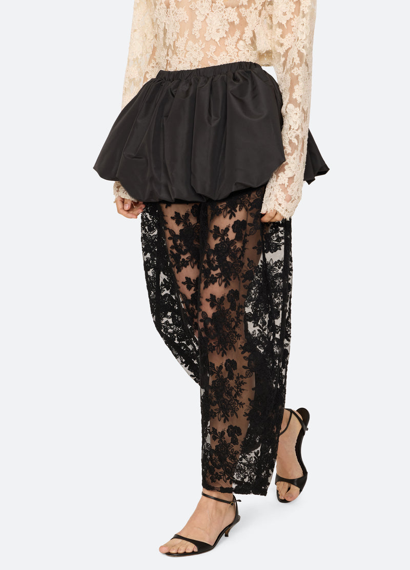 black-kirra pants-walking view - 7