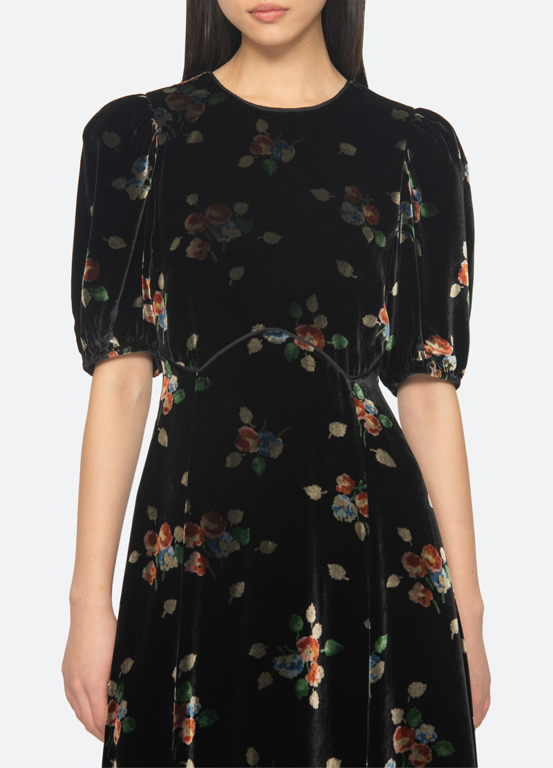 black-leda dress-detail view - 6
