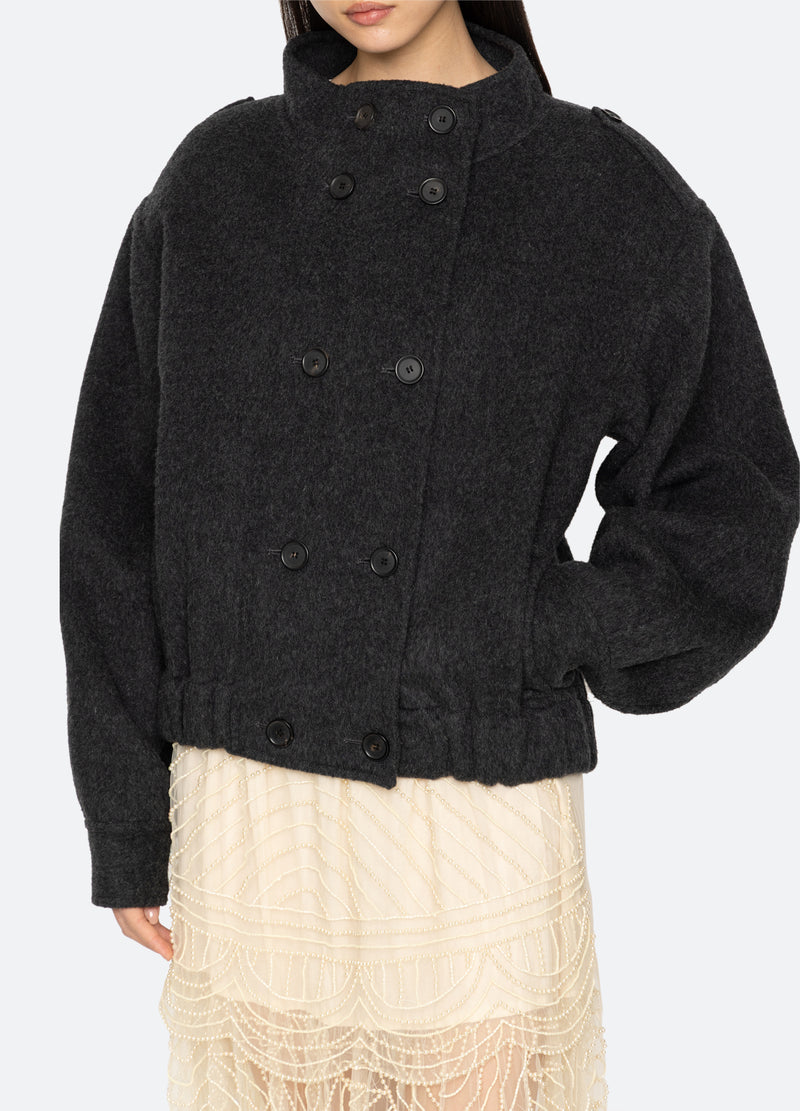 charcoal-lona jacket-detail view - 7
