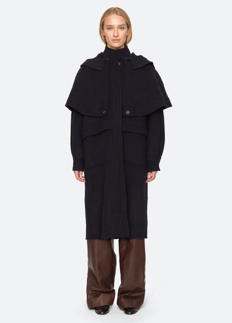 navy-lona coat-front view 2 - 7