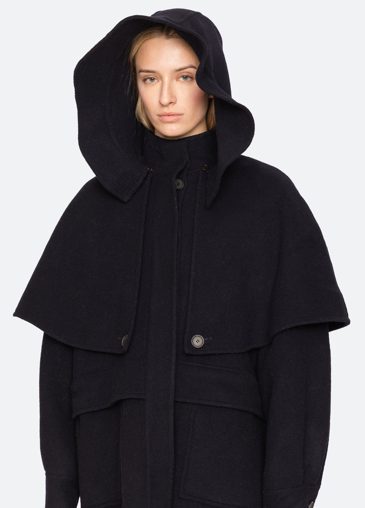 navy-lona coat-detail view - 8