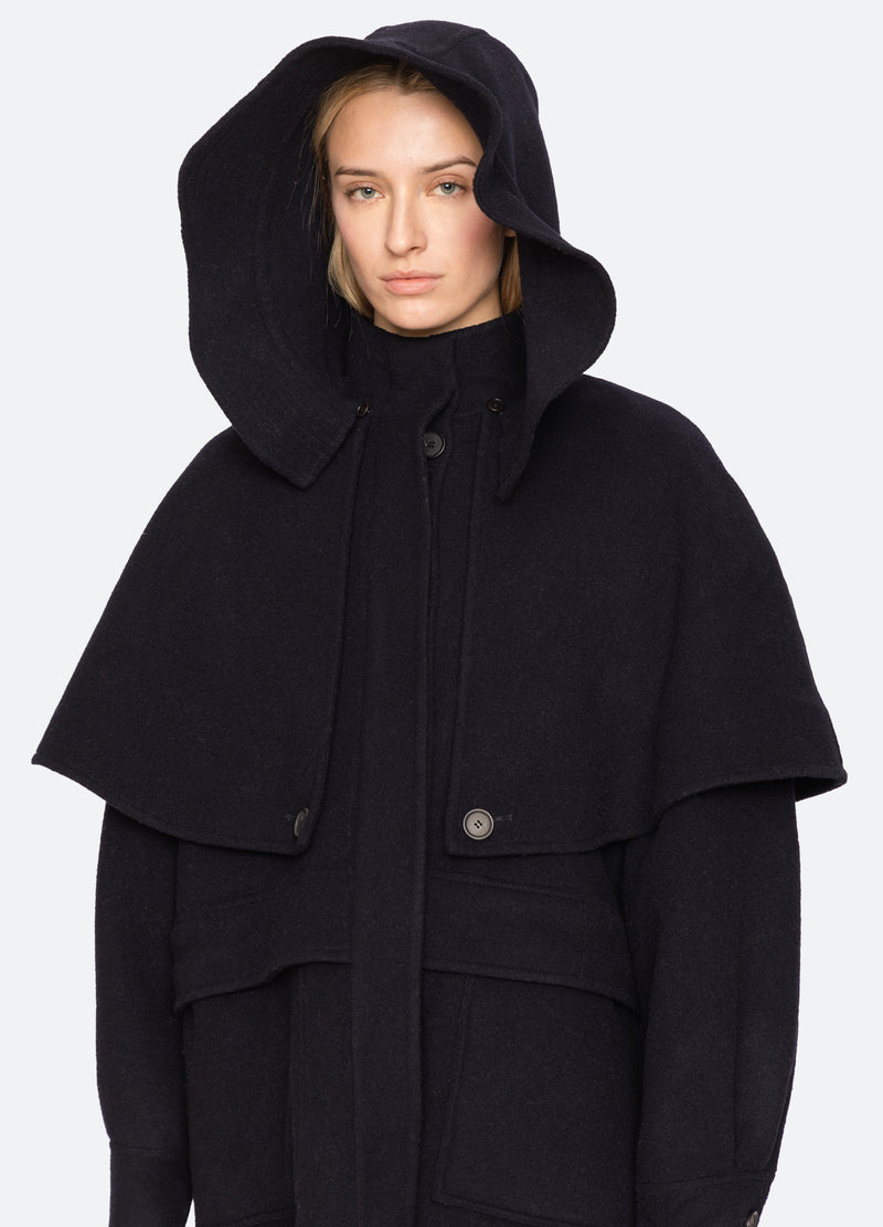 navy-lona coat-detail view - 8