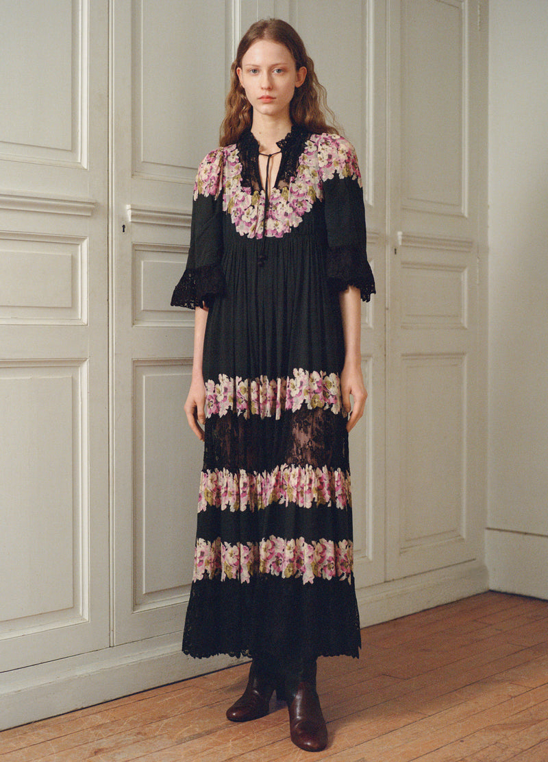 Persephone Dress 4 / Black
