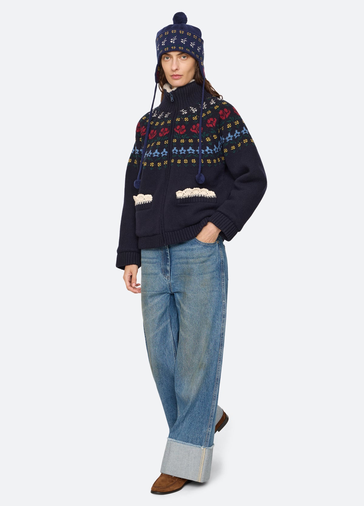 navy-preston jacket-full body view 2 - 2