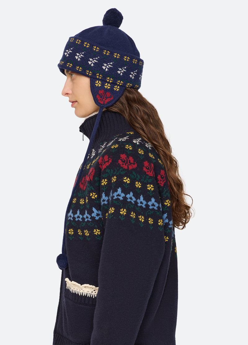 navy-preston hat-side view - 3