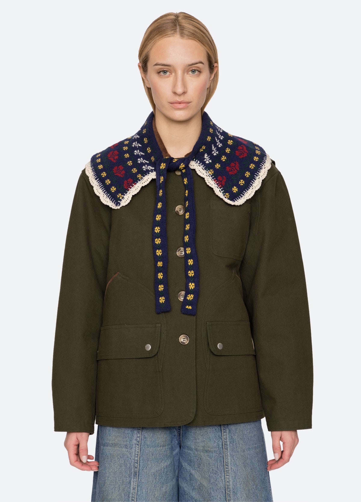 navy-preston collar-front view - 7