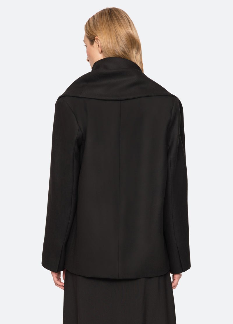 black-remi blazer-back view - 4