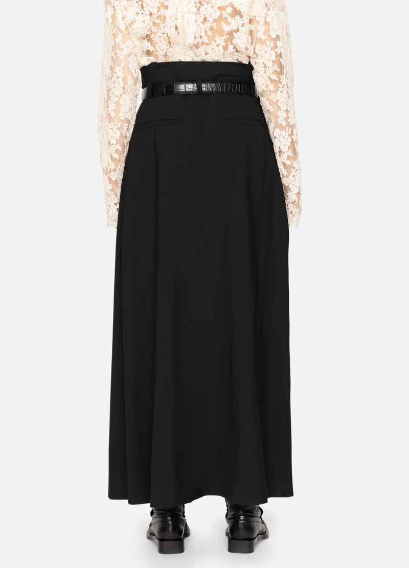 black-remi skirt-back view - 3