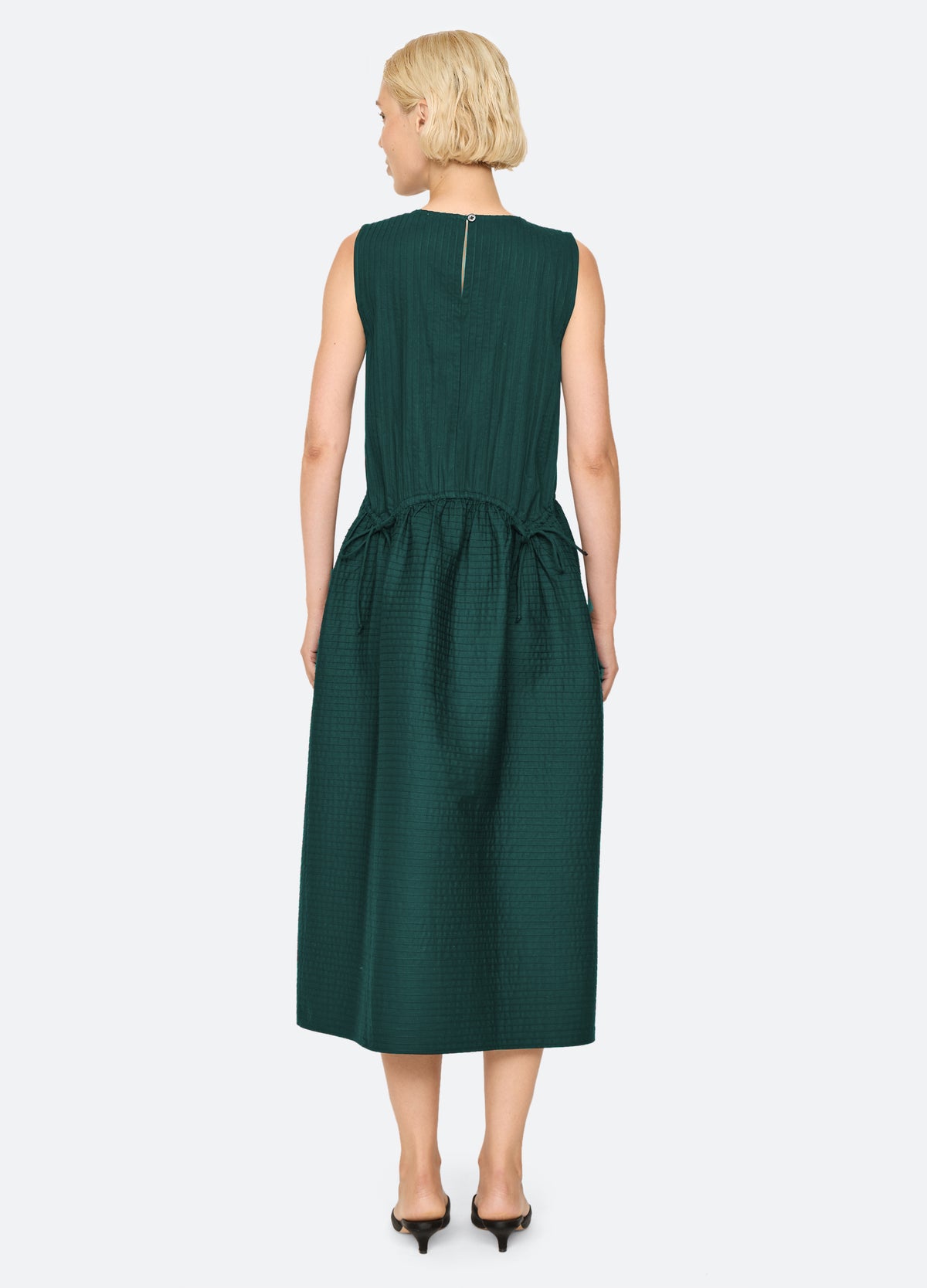 turquoise-roni dress-back view - 9