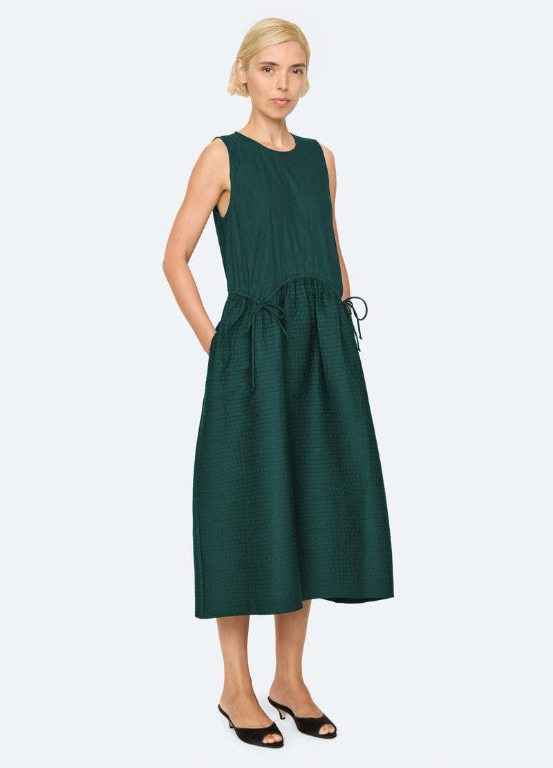 turquoise-roni dress-three quarter view - 12