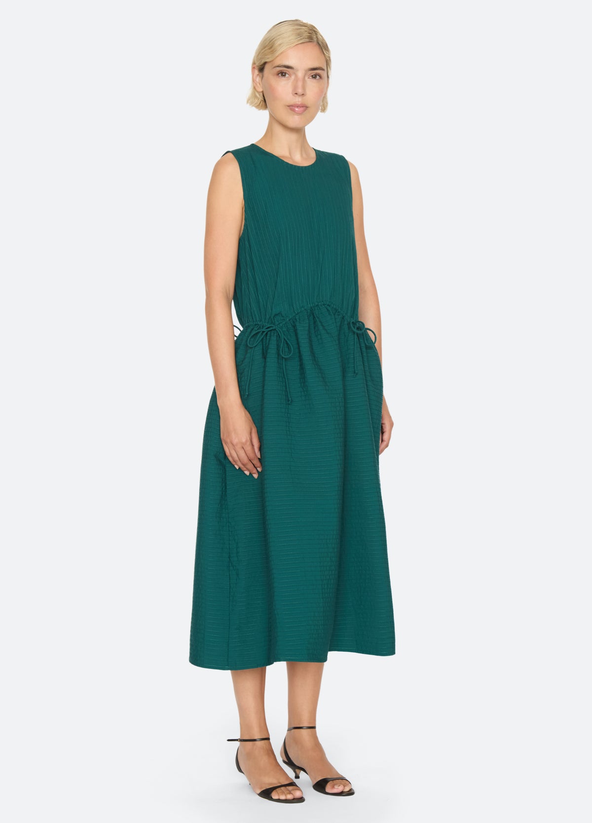 turquoise-roni dress-three quarter view - 12