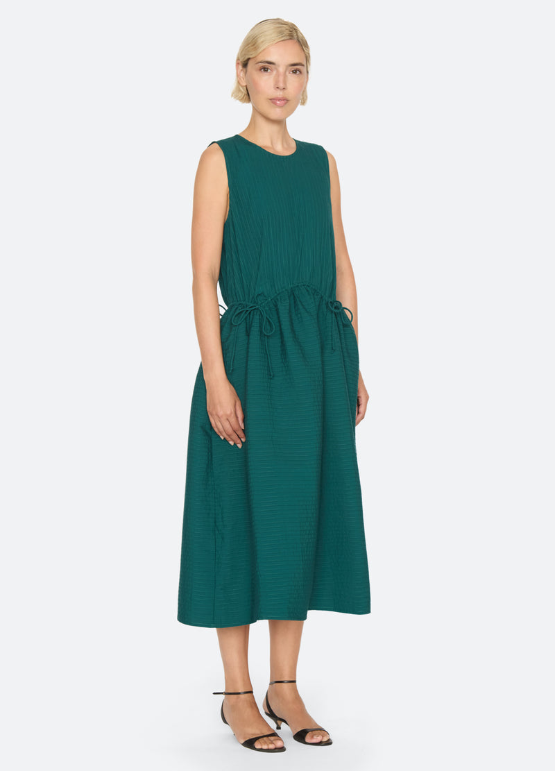 turquoise-roni dress-three quarter view - 12