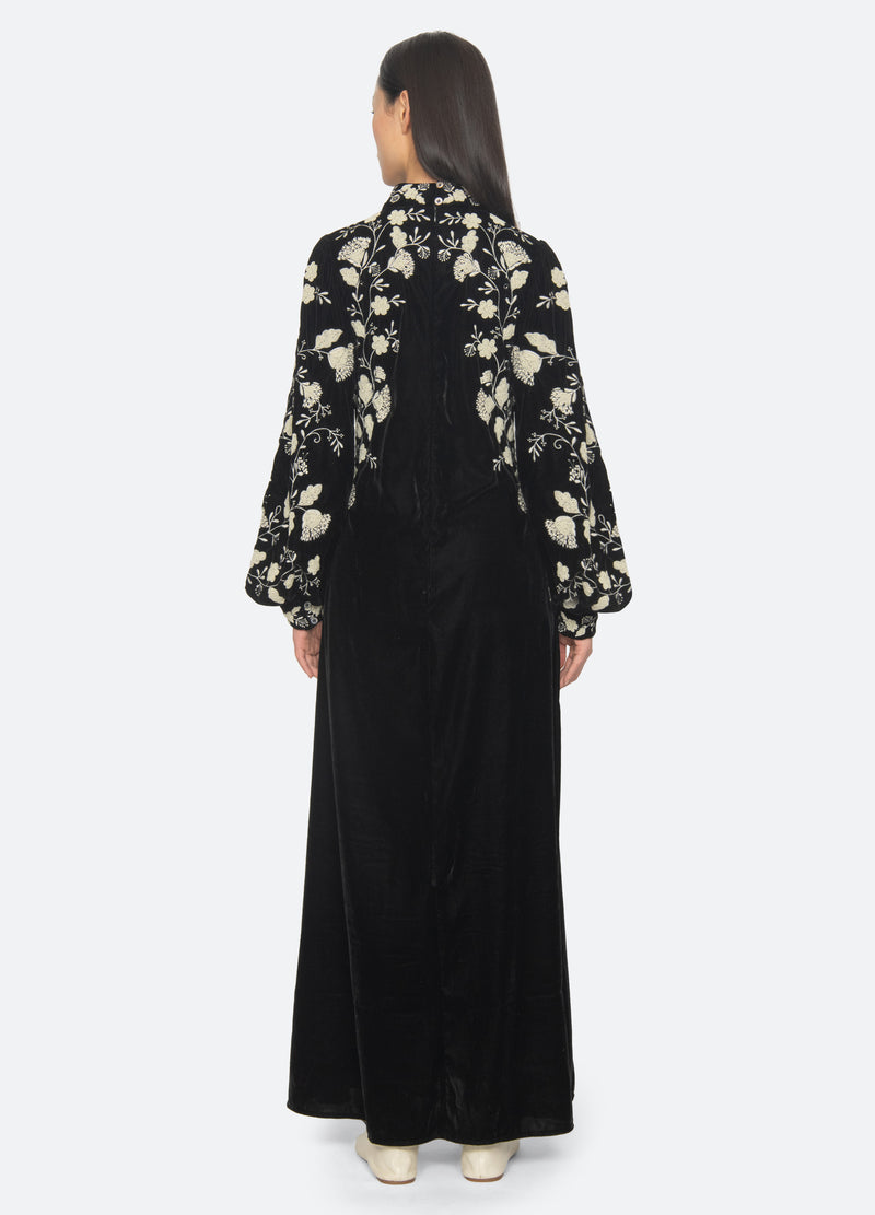 black-shiloh dress-back view - 4