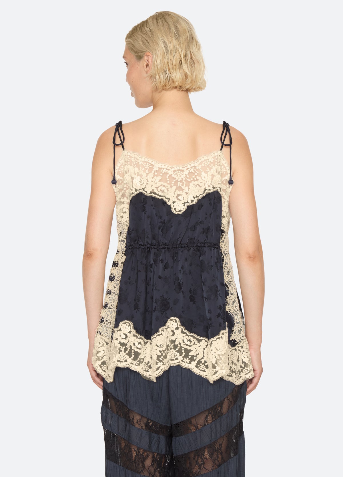 navy-shay camisole-back view - 3
