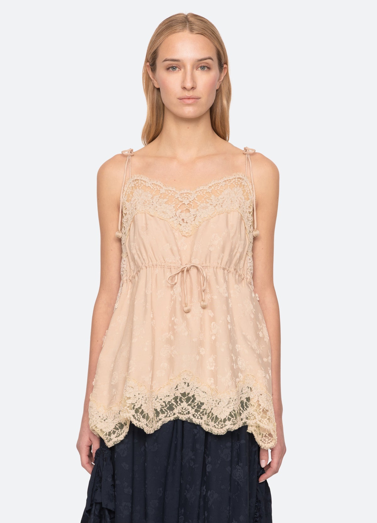 nude-shay camisole-front view - 4