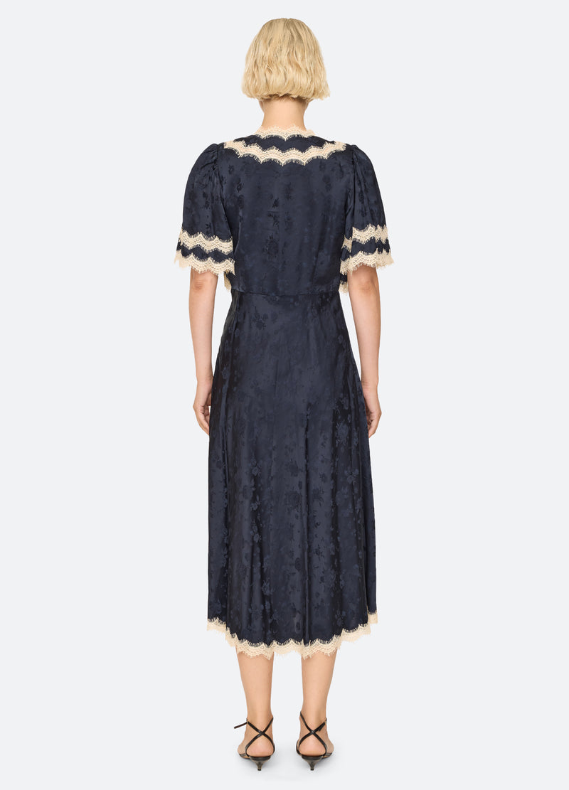navy-shay dress-back view - 3