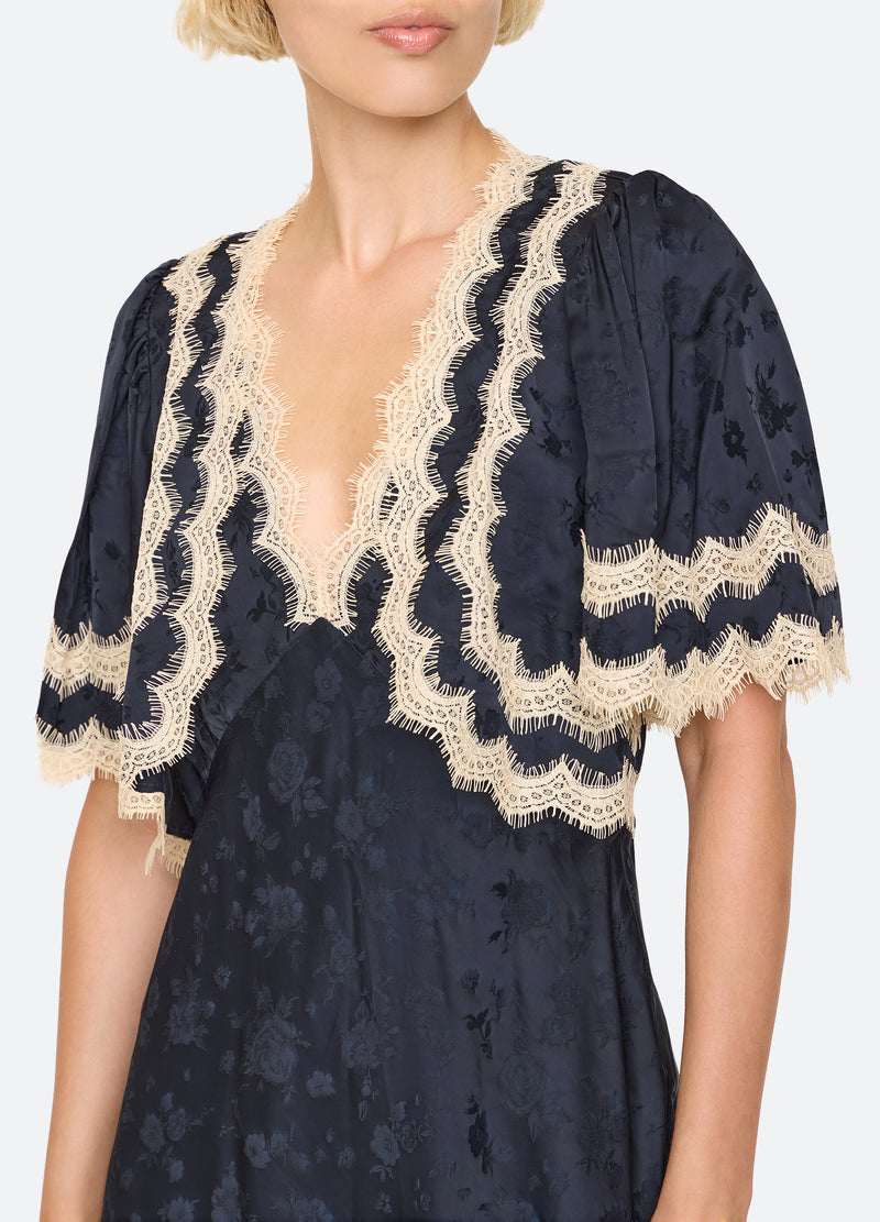 navy-shay dress-detail view - 6