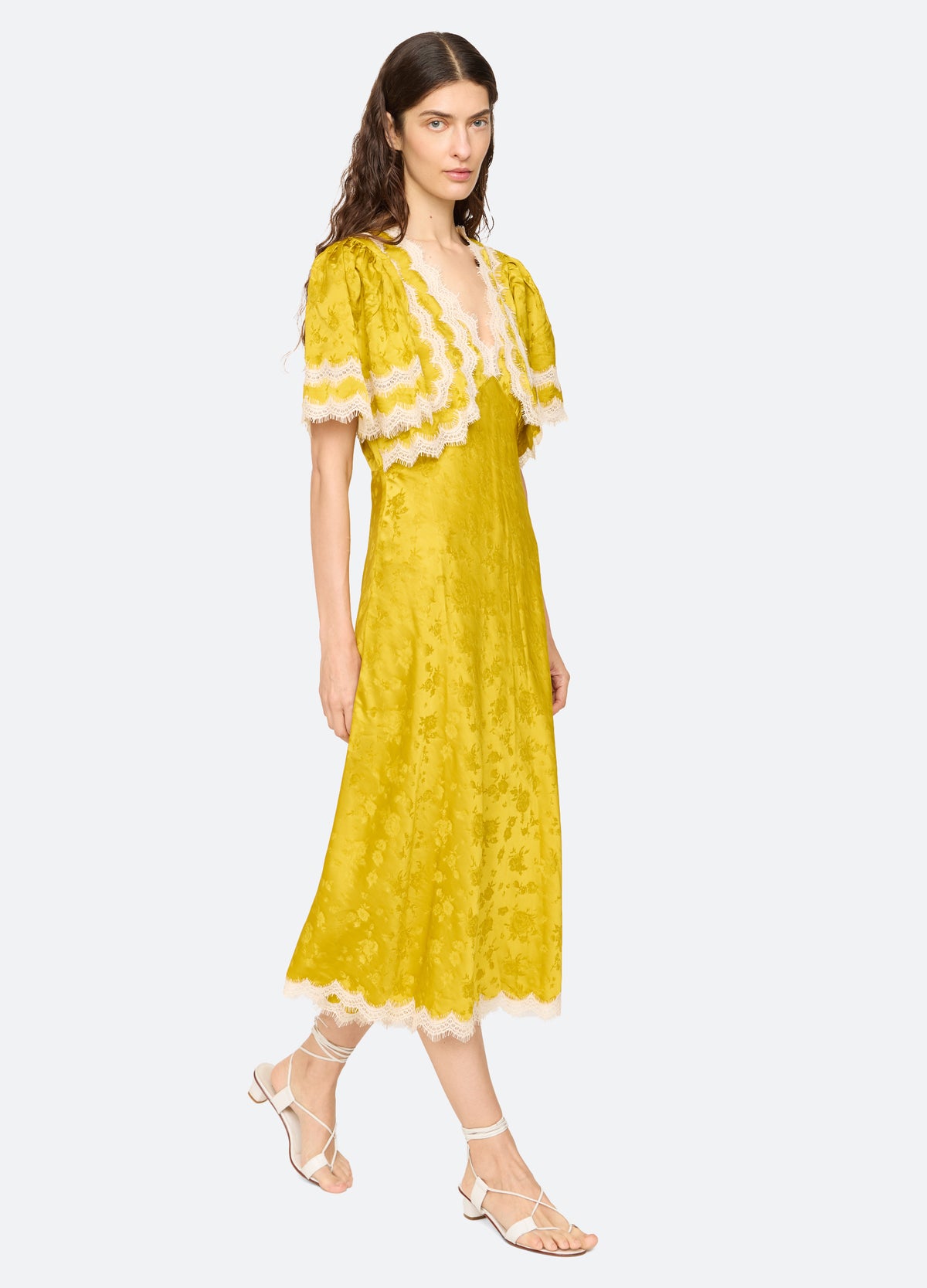 yellow-shay dress-walking view - 10