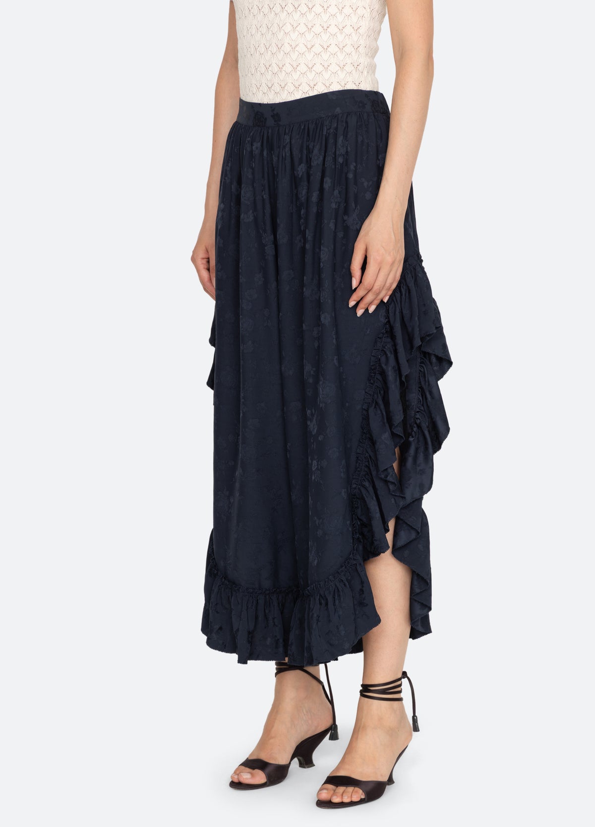 navy-shay pants-three quarter view - 5