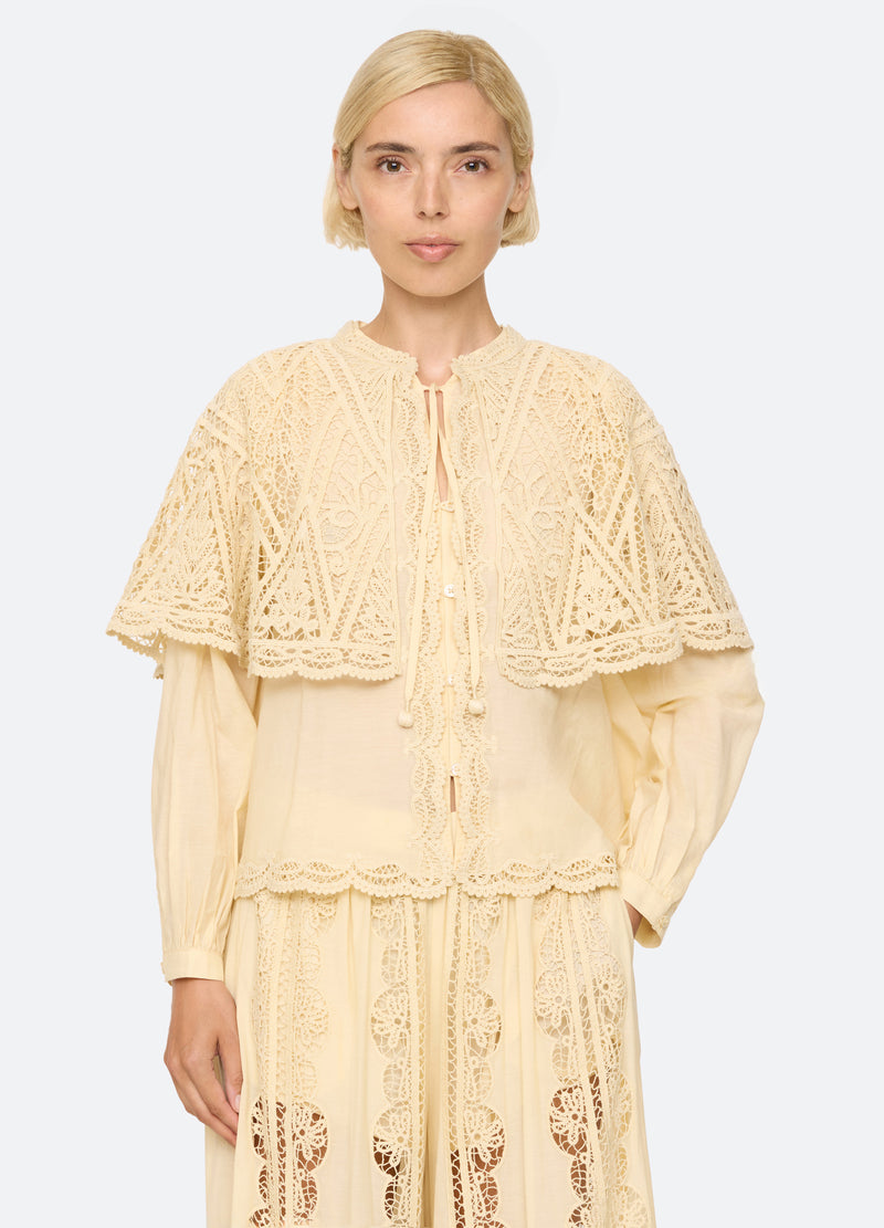 cream-vali top-front view - 2