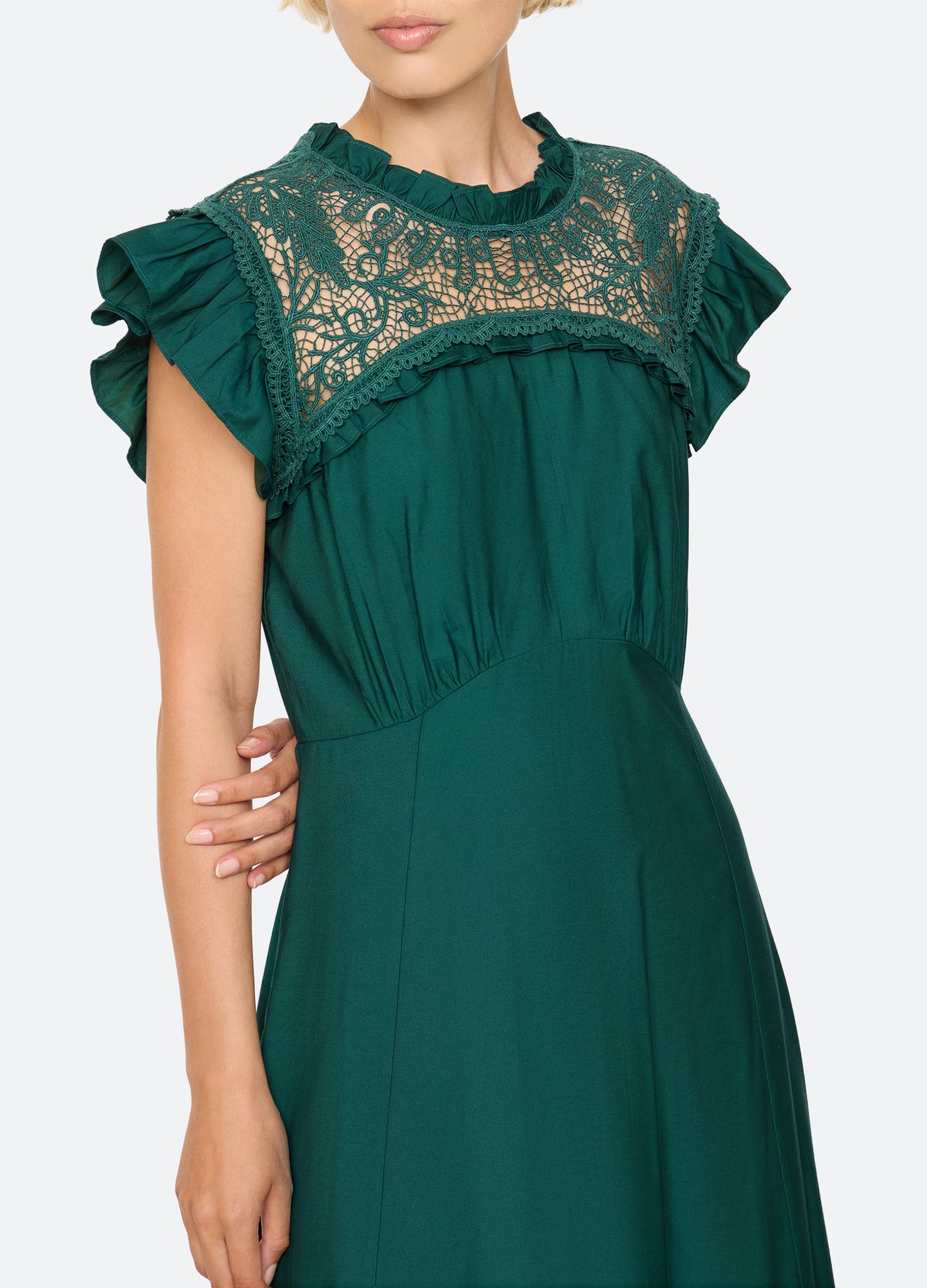 green-vali dress-detail view - 7