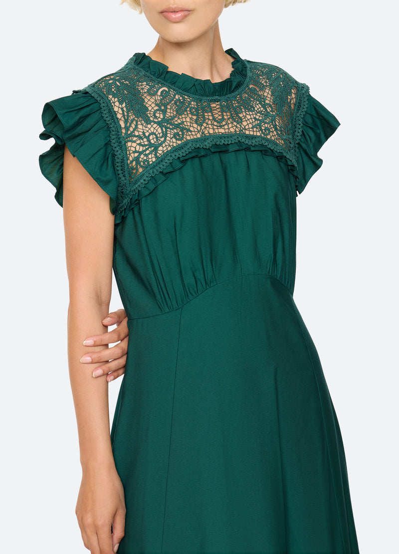 green-vali dress-detail view - 7