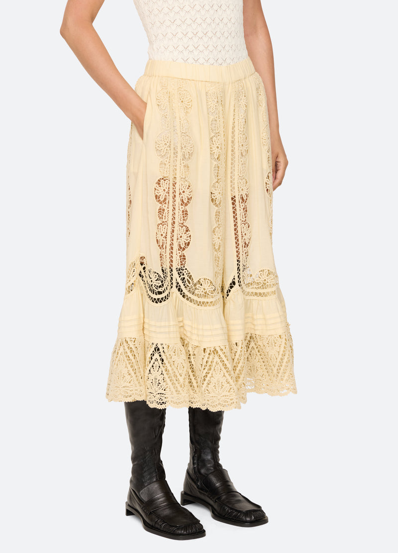 cream-vali pants-three quarter view - 8