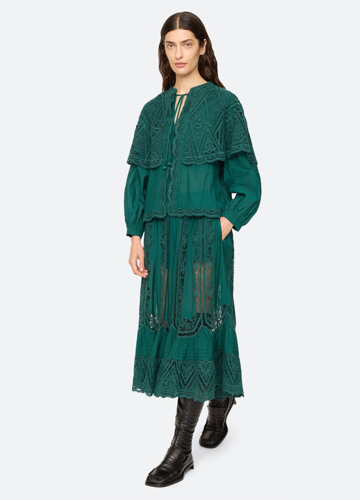 green-vali pants-full body view - 11