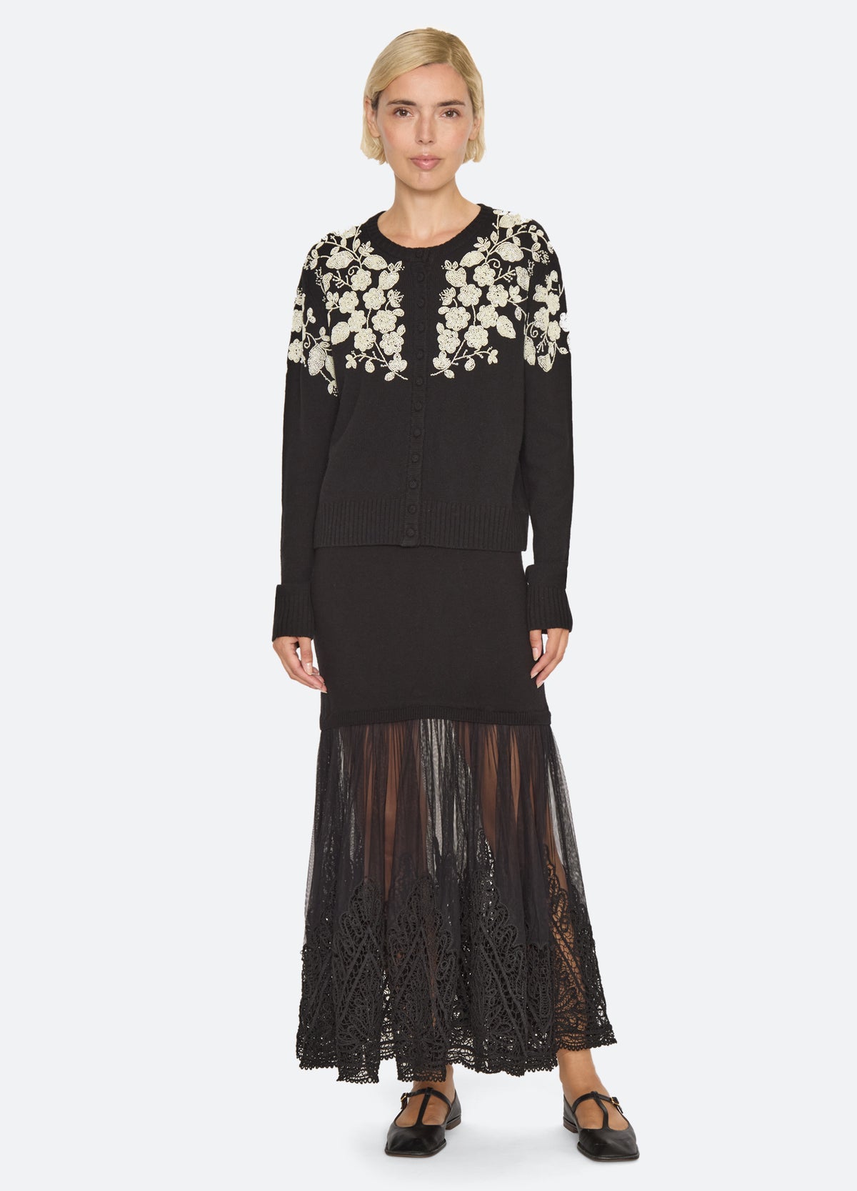 black-vali skirt-back view - 2
