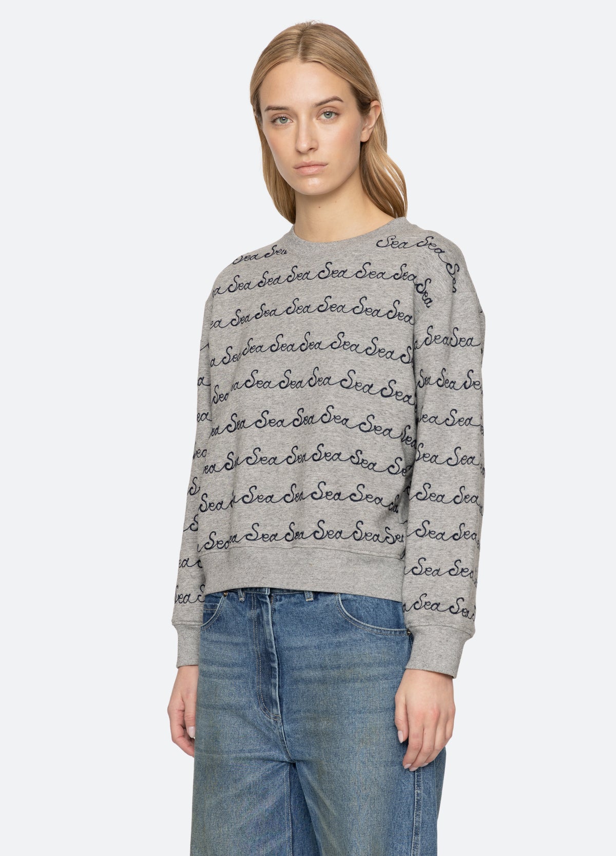 grey-vita sweatshirt-three quarter view - 5