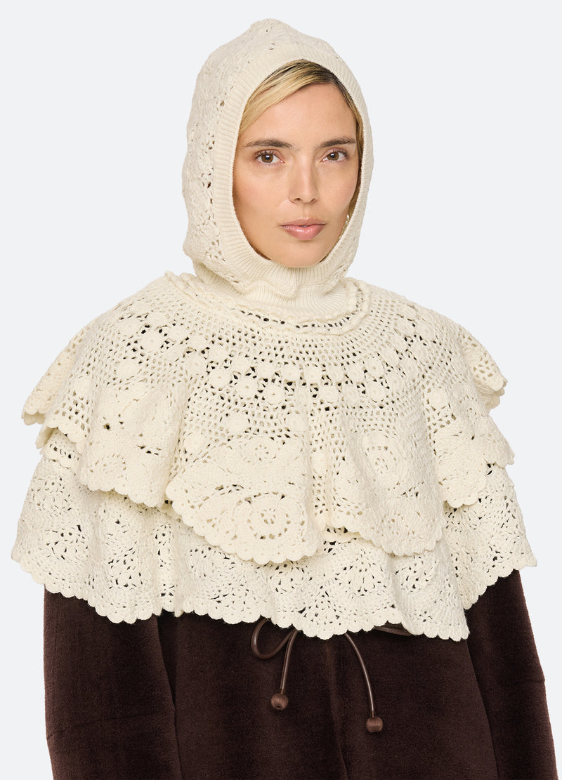 cream-wright poncho-three quarter view 2 - 8
