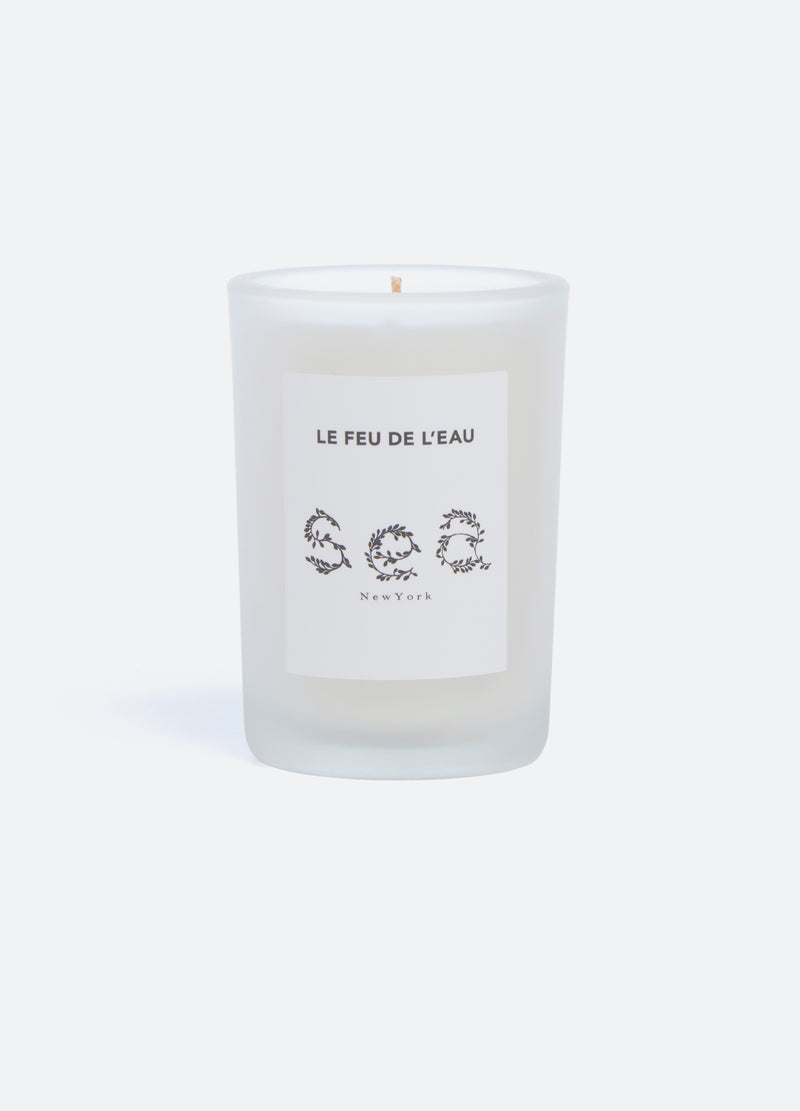 white-sea candle-front view - 2