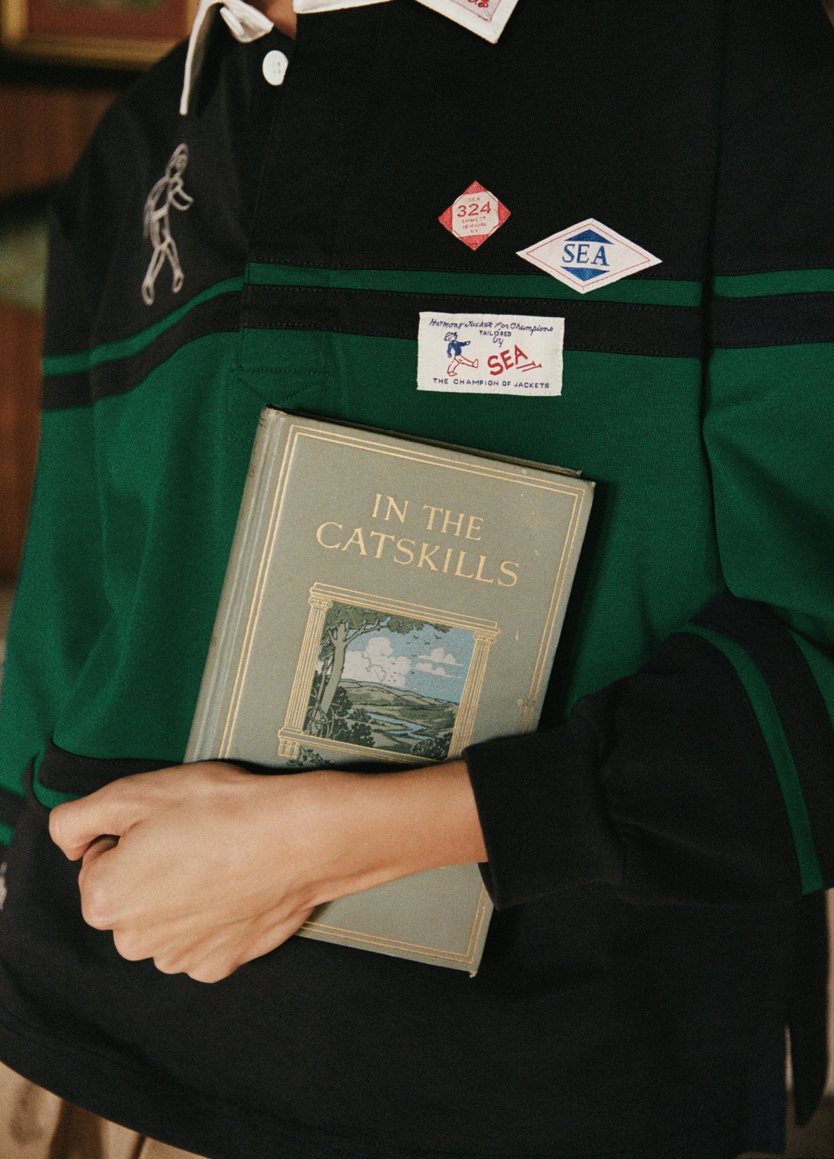 multi-carolyn l/s rugby shirt-editorial view - 2