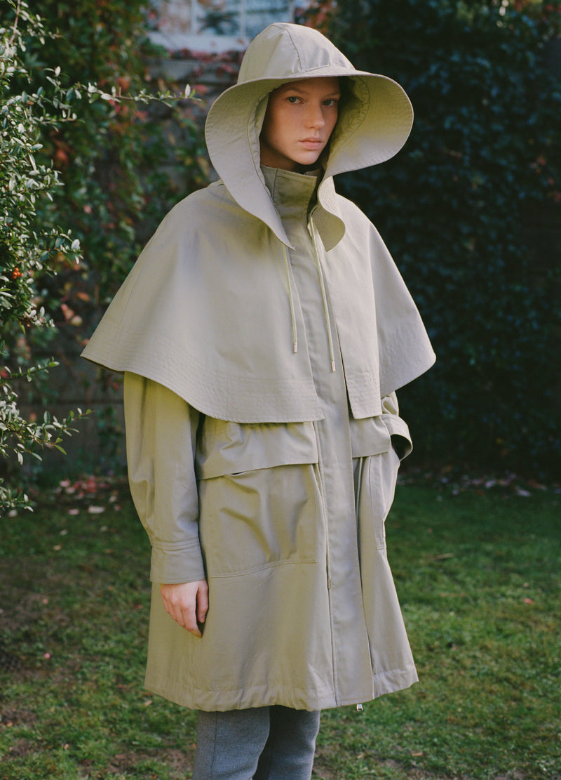 taupe-odessa coat-editorial view - 1