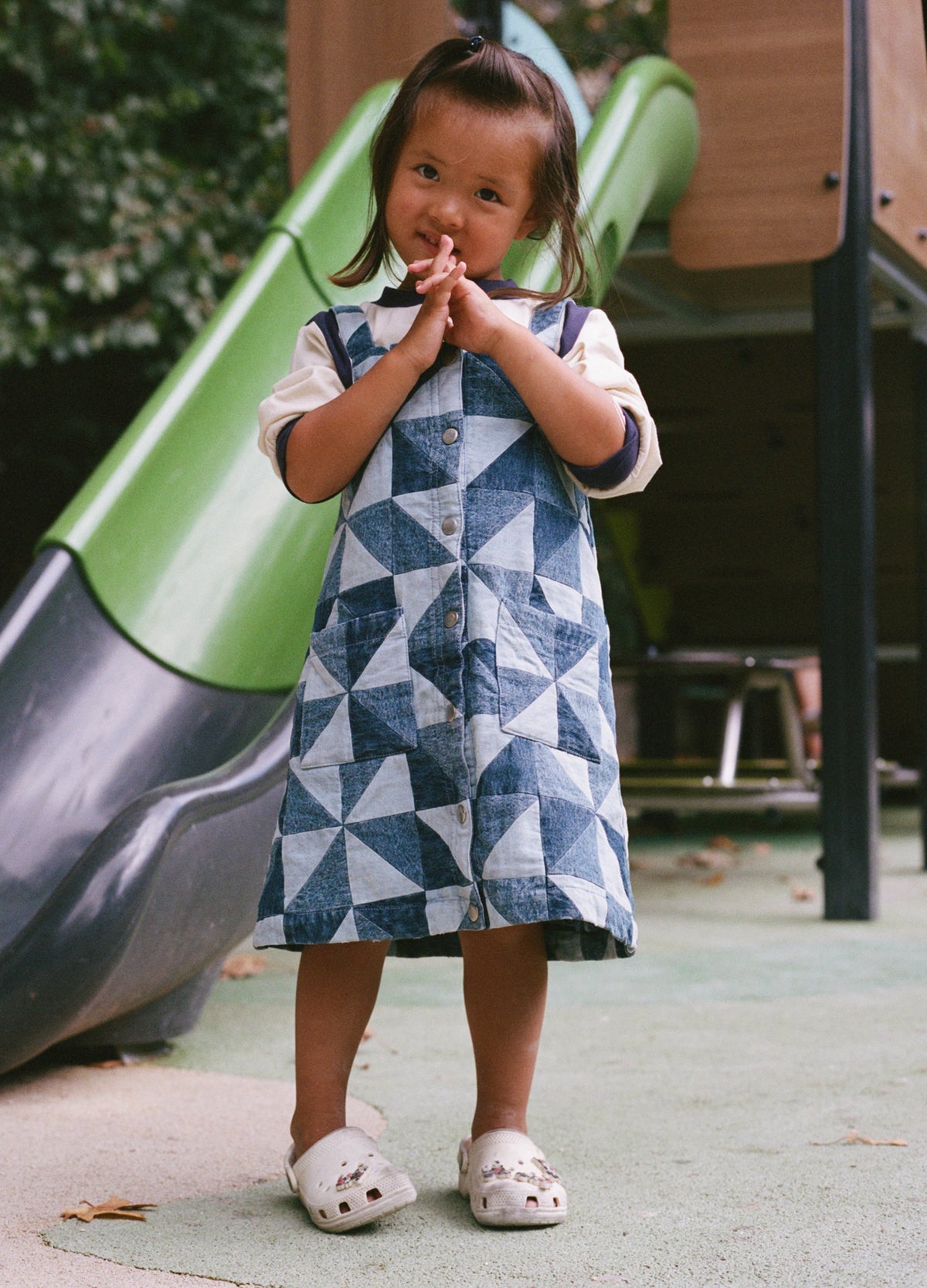 blue-deniz kids dress-editorial view - 2