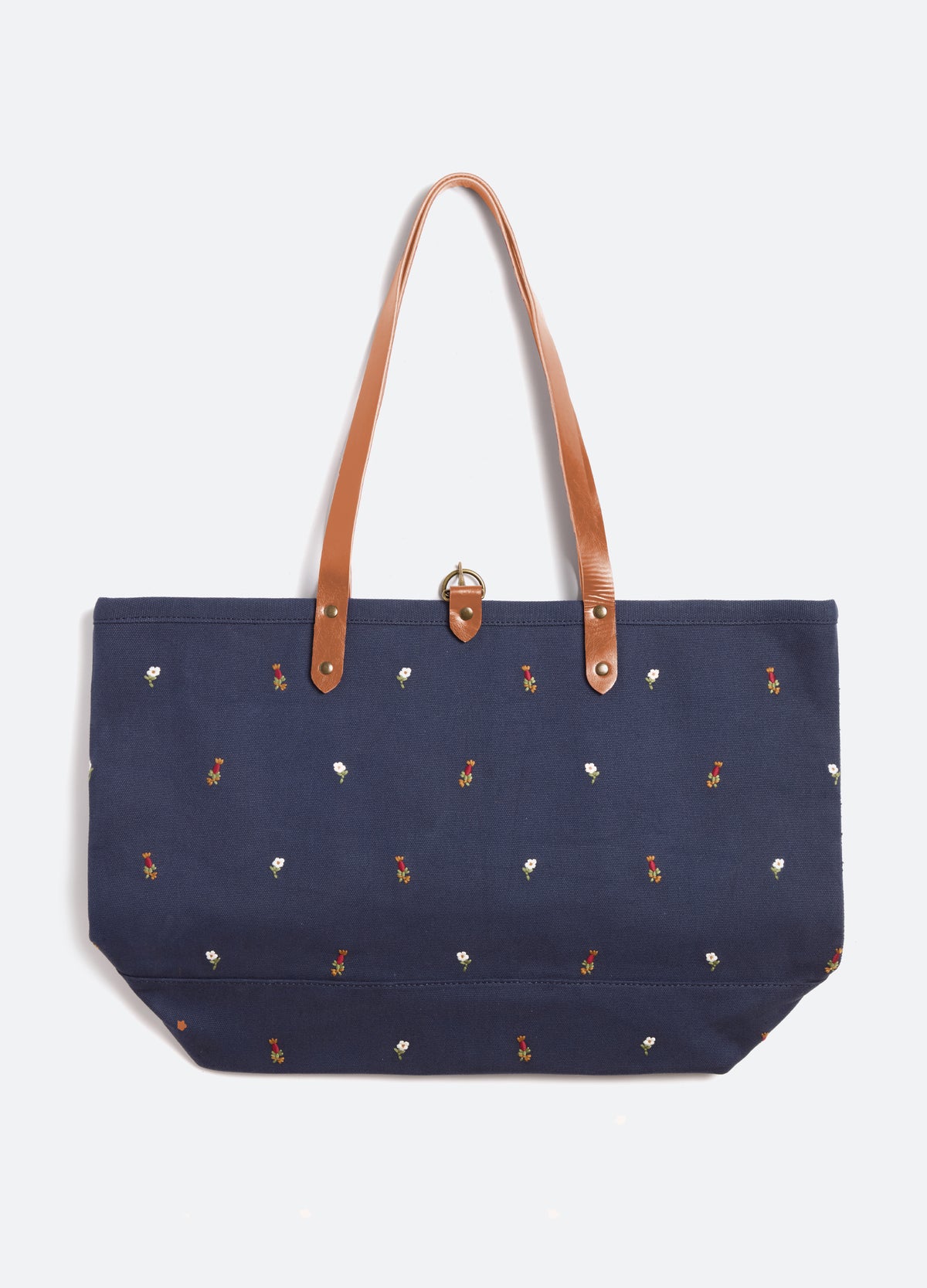 navy-rubina tote-back view - 3