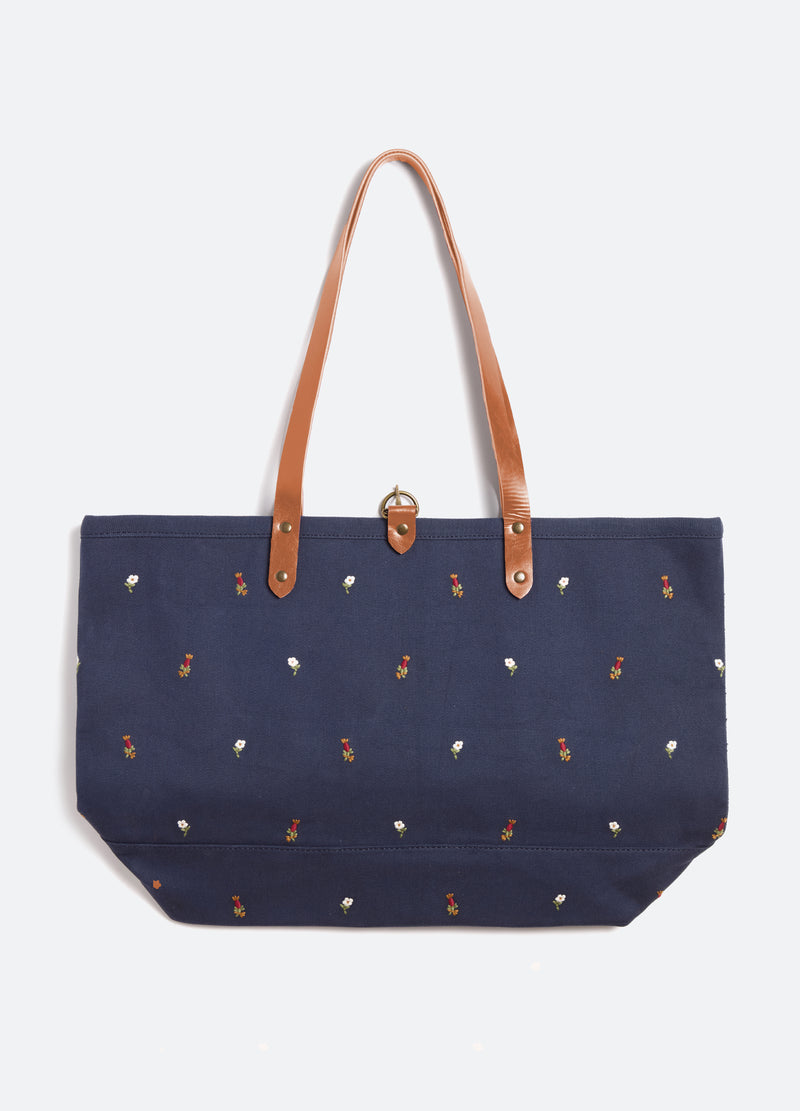 navy-rubina tote-back view - 3
